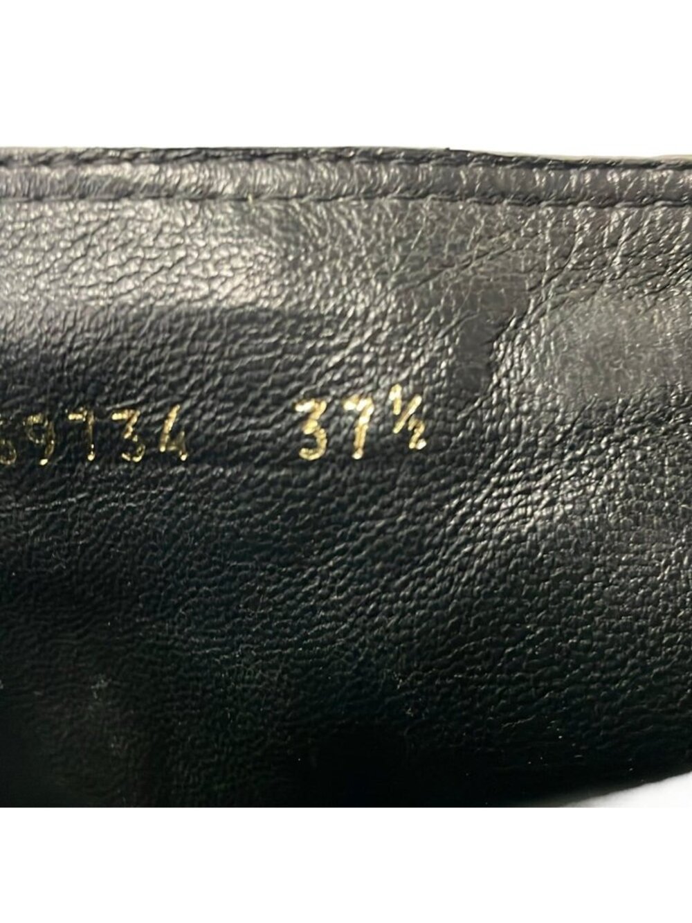 Gucci Long Boots 37.5 Black Tassel Leather - Picture 6 of 7